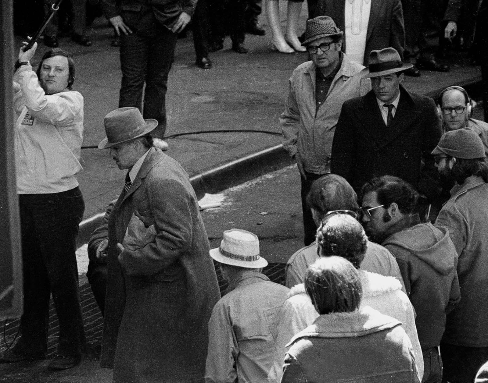 Unseen photos from the set of The Godfather 1971 Rare